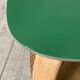 Table basse tripode Hugues Steiner bow wood double plateau