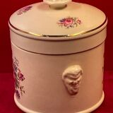 Details about tobacco pot in ceramic of sarreguemines h14,5 x 12 cm