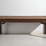 Table, banc ancien en bois de pin – Chine, circa 1900
