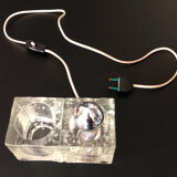 Murano glass table lamp, Italy 60s