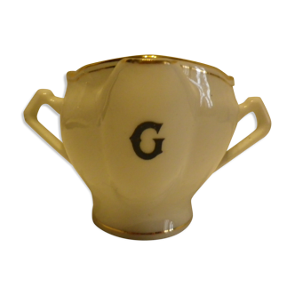 Sauciere gras maigre porcelaine