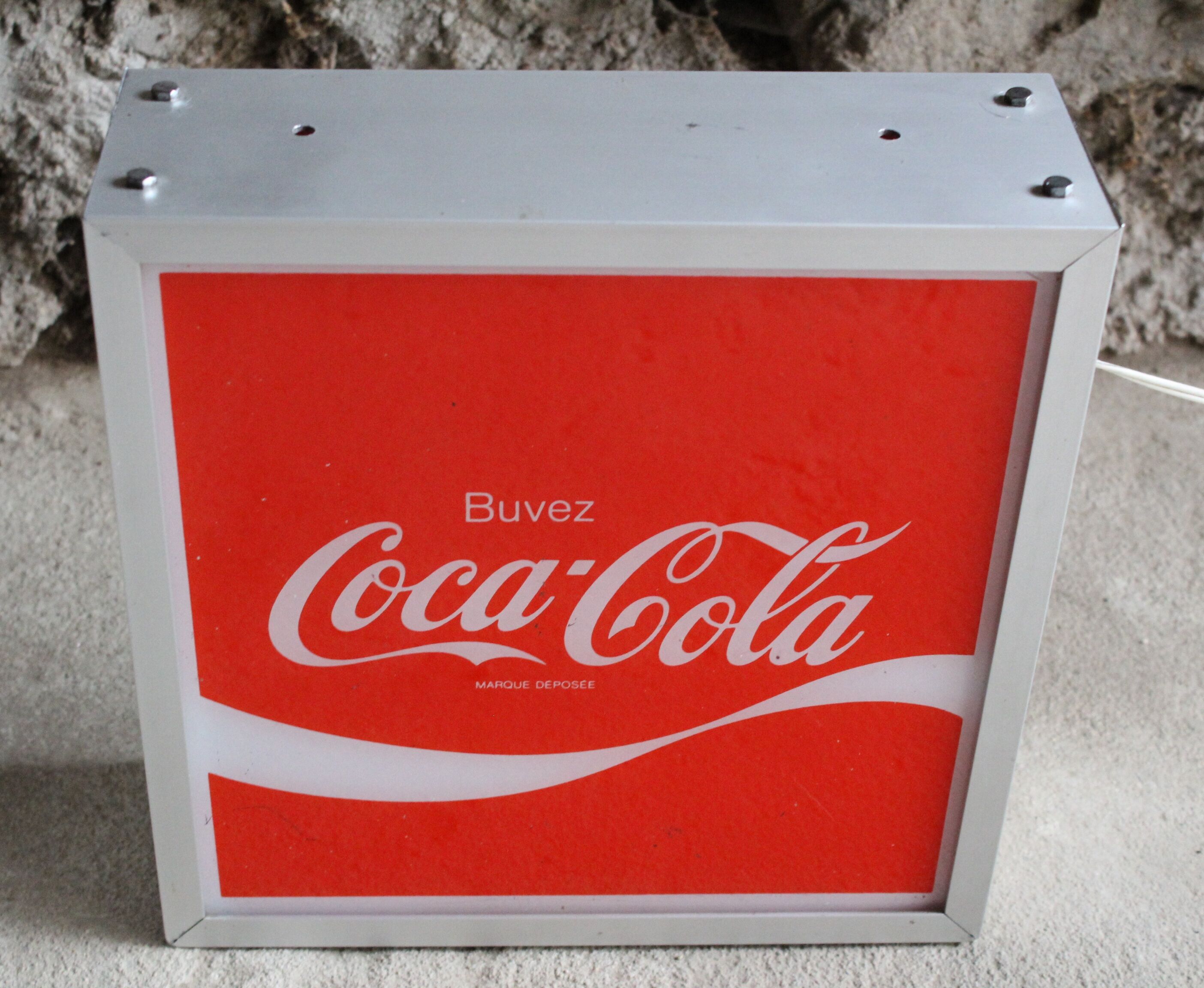 Illuminated sign Coca Cola 1970