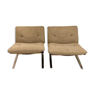 Pair of armchairs by Olivier Mourgue