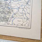 Map of Pas-de-Calais, printed in 1889.