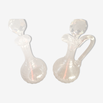 2 carafes Baccarat, anciennes