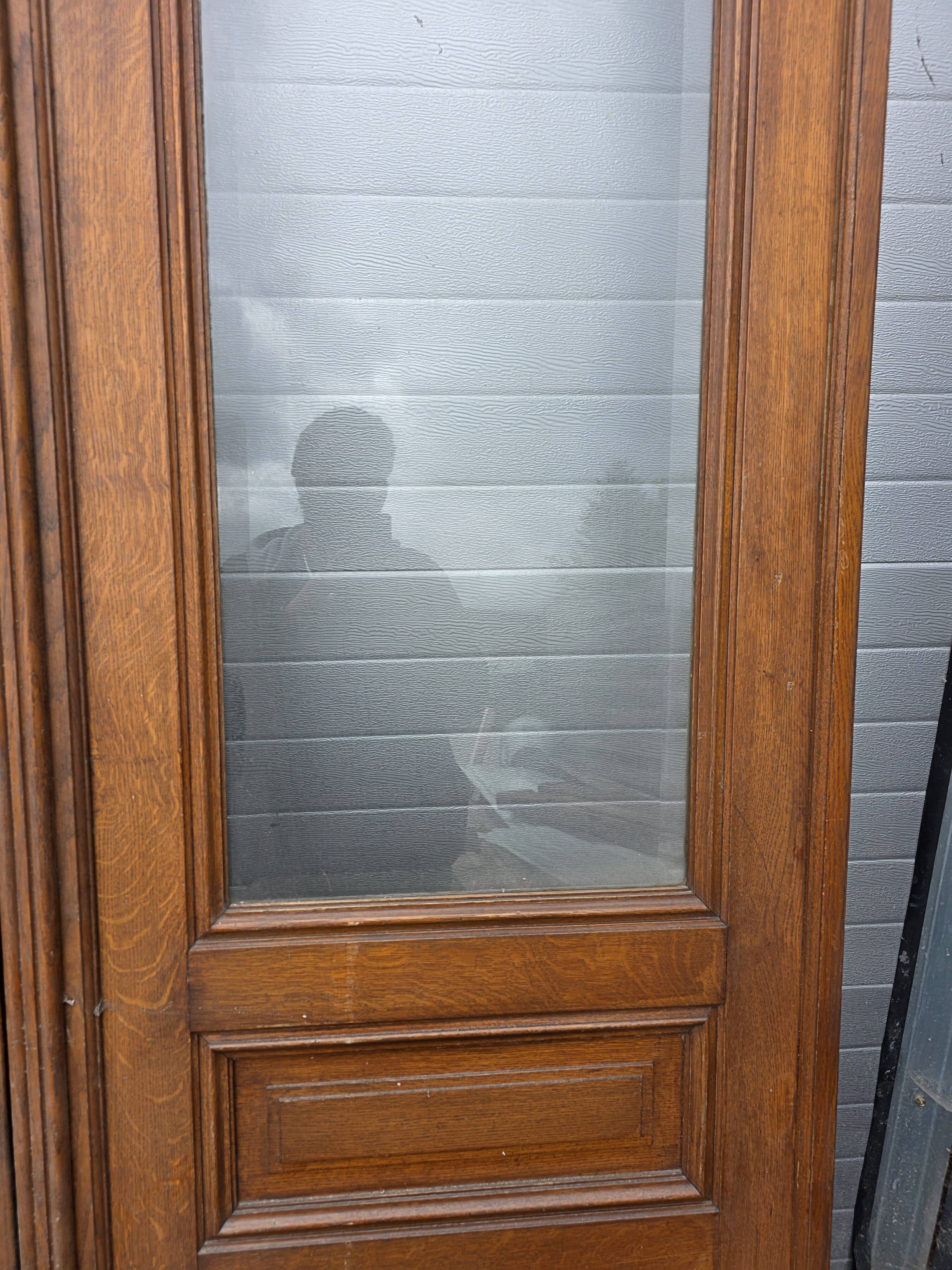 4 solid oak partition doors (high quality)