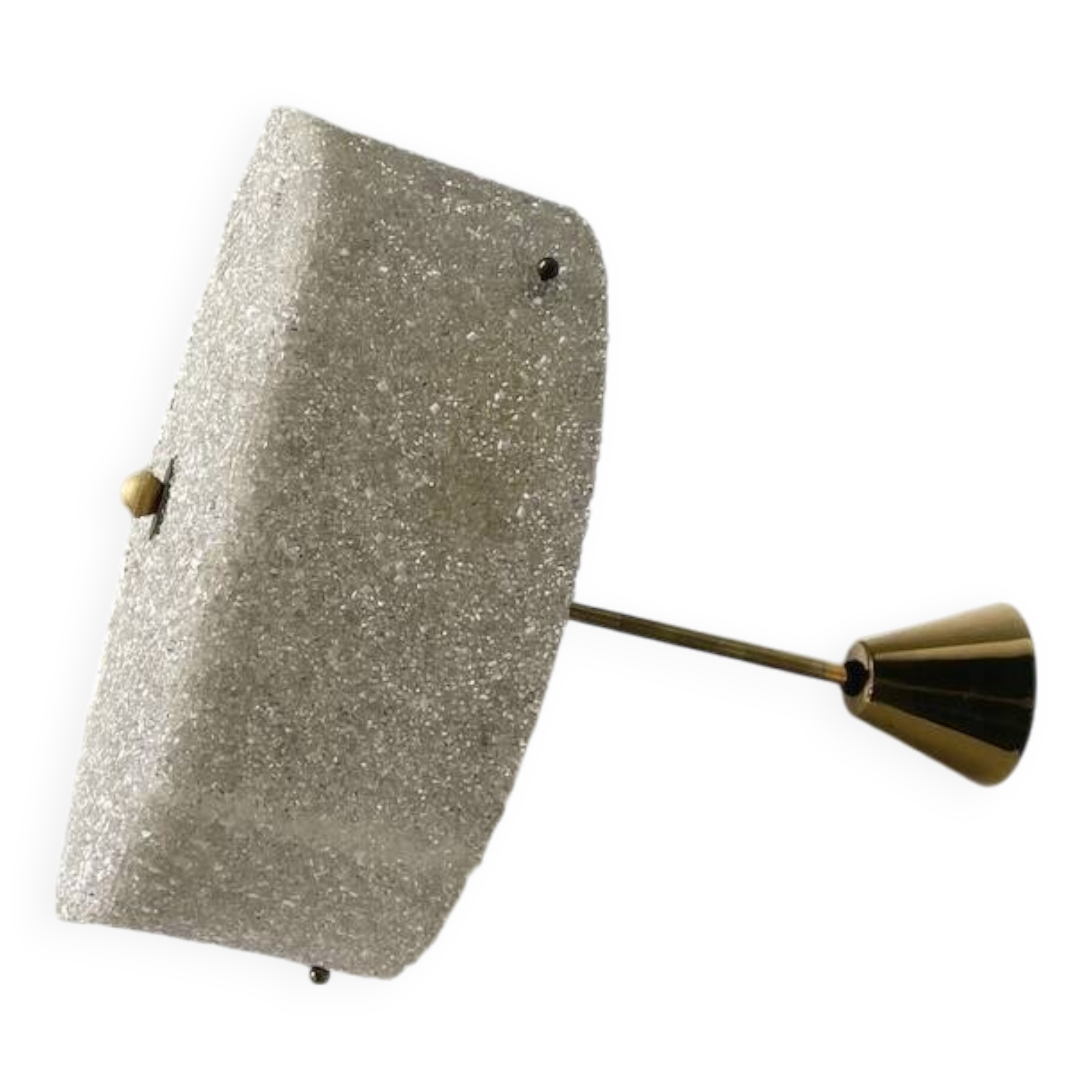 70s granite Perspex pendant light