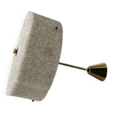 70s granite Perspex pendant light