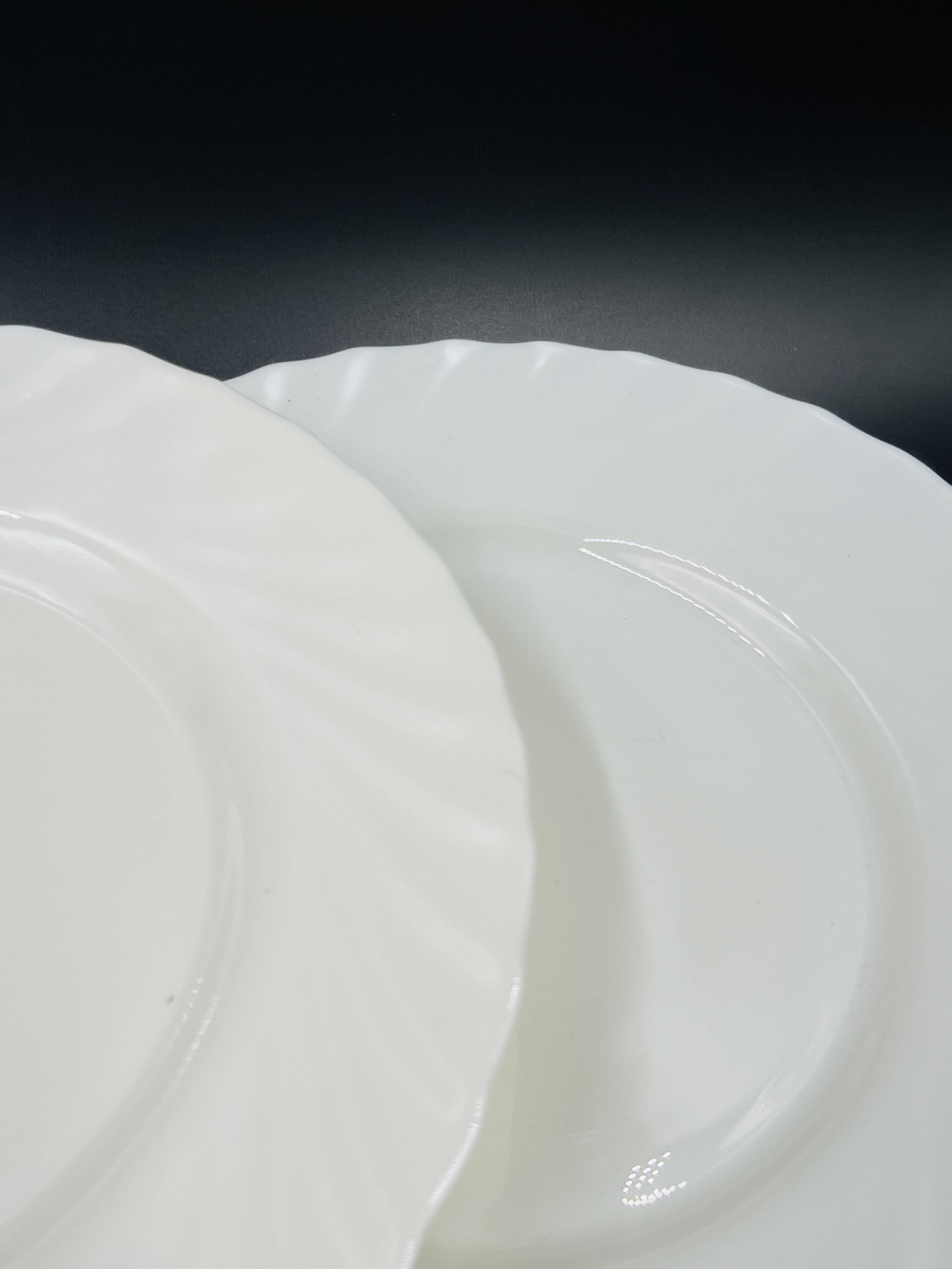 6 Flat Plates Arcopal Trianon