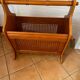 Wooden magazine rack