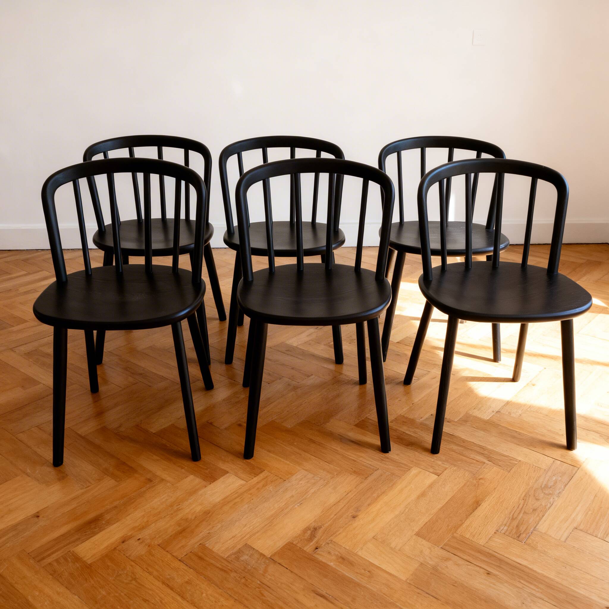 Set of 6 Nym 2830 chairs, Pedrali