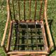 Rattan living room with 2 armchairs, coffee table cushions