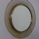 Vintage French Brass Mirror, 1960s