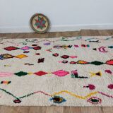 Handmade wool Berber rug 235 X 140 CM