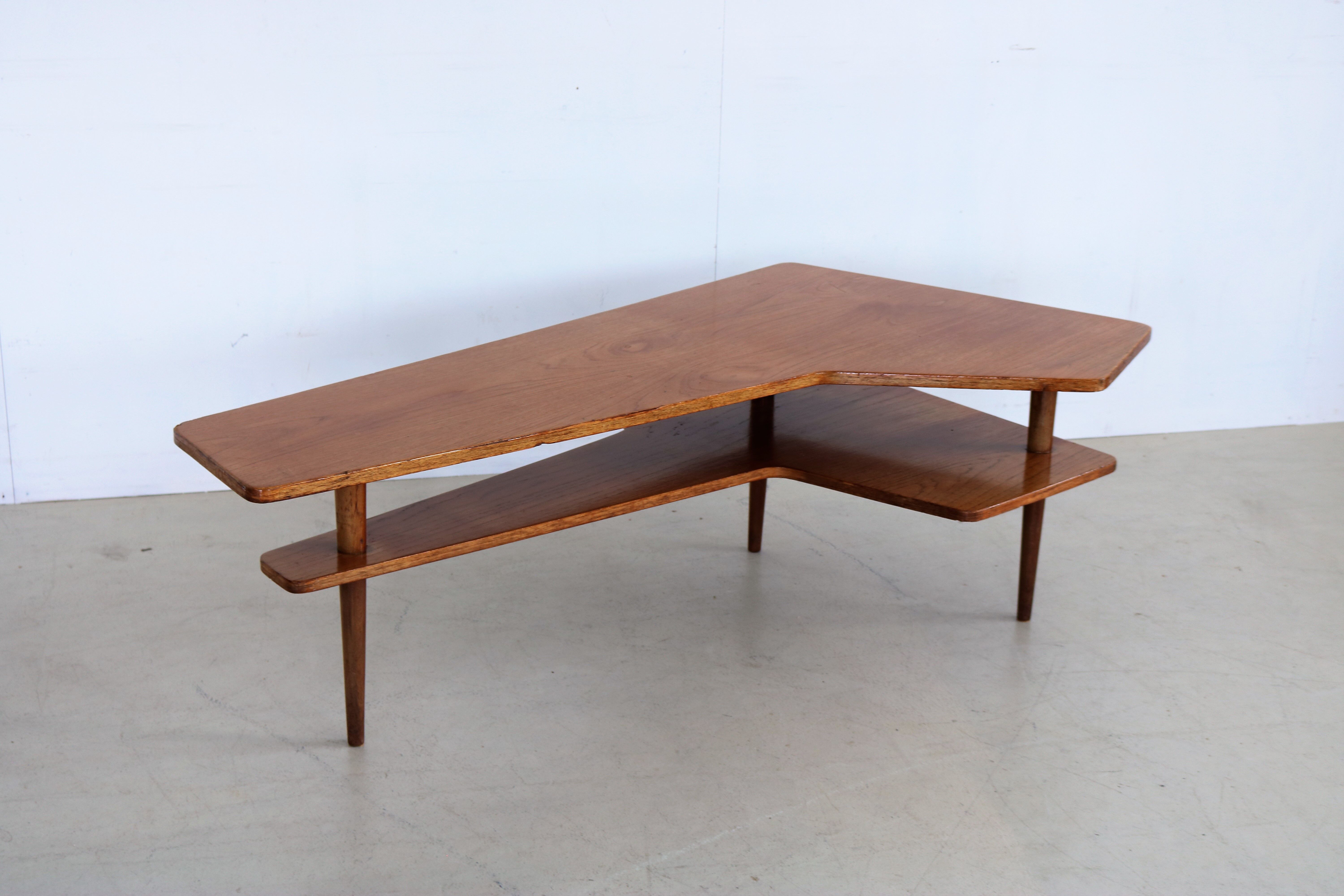 Vintage coffee table "boomerang"
