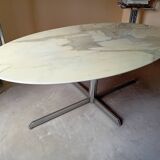 Roche Bobois oval marble table