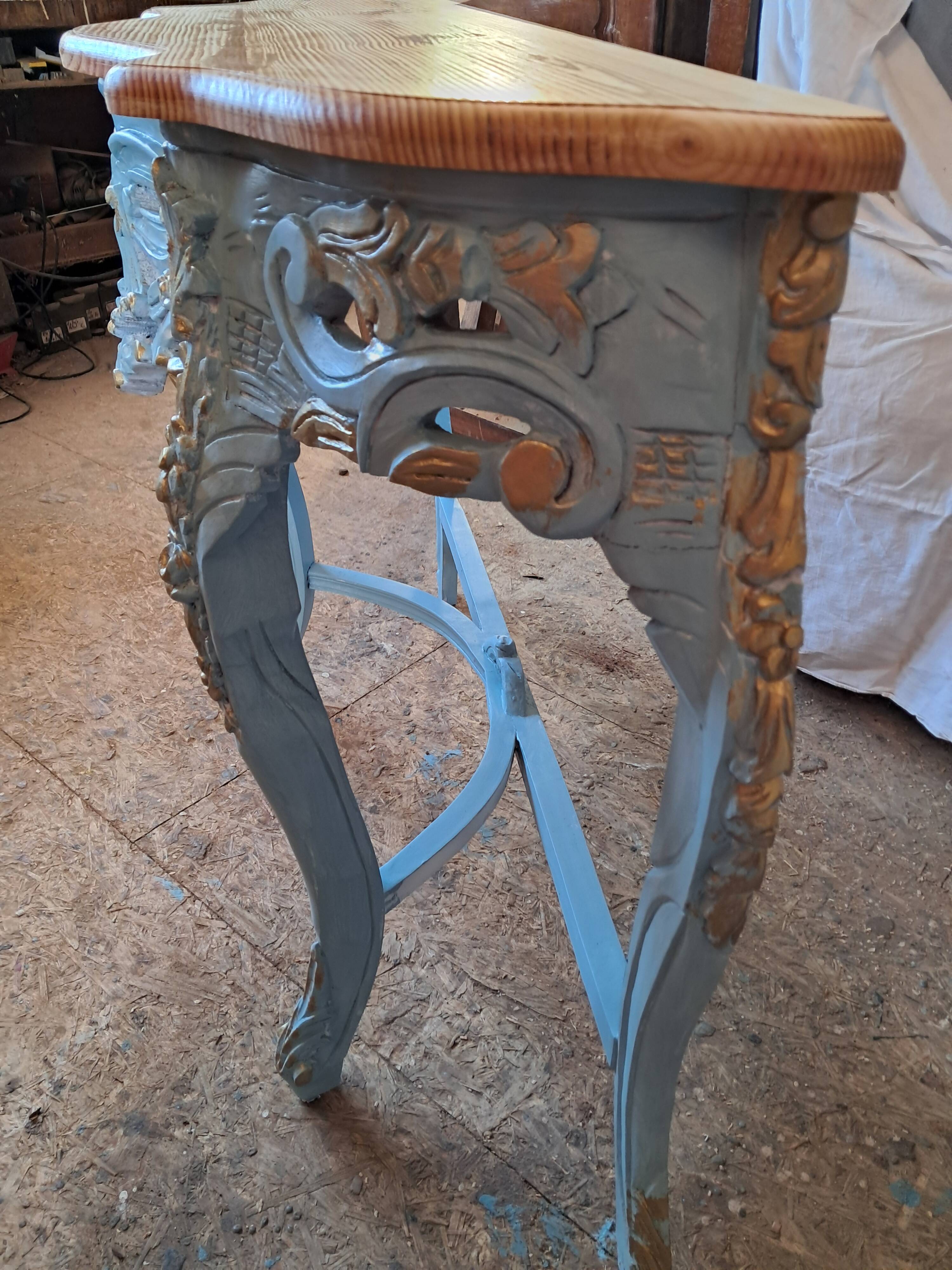 painted console
