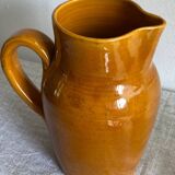 Vallauris ceramic pitcher, vase and bowls