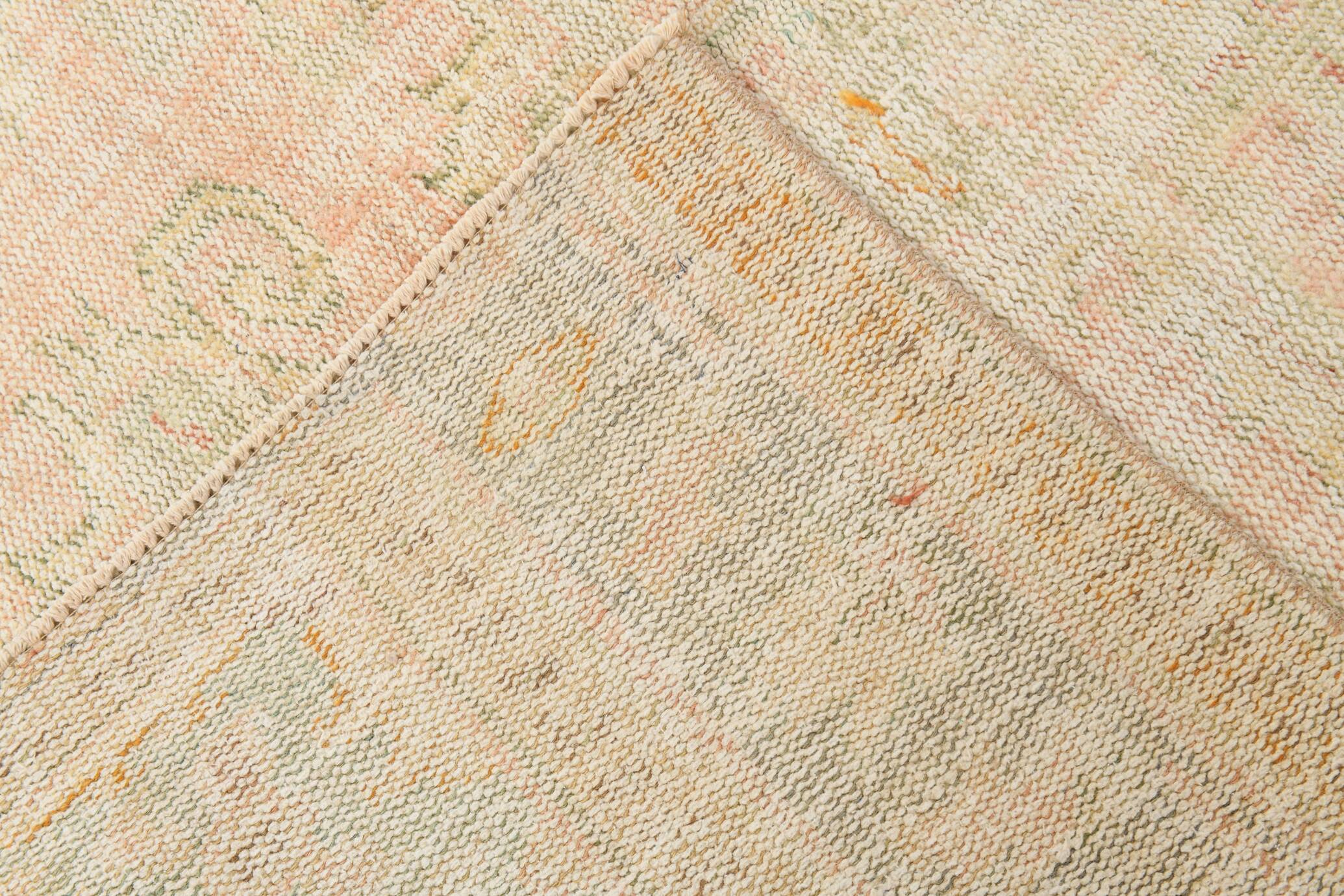 6x9 Tan Beige Classic Vintage Rug, 181x276