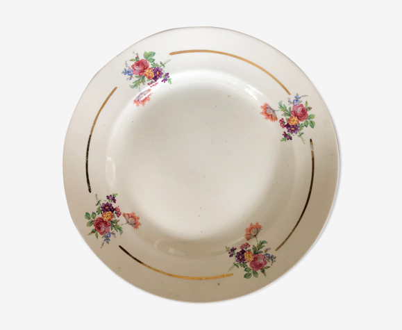 Plat porcelaine Badonviller