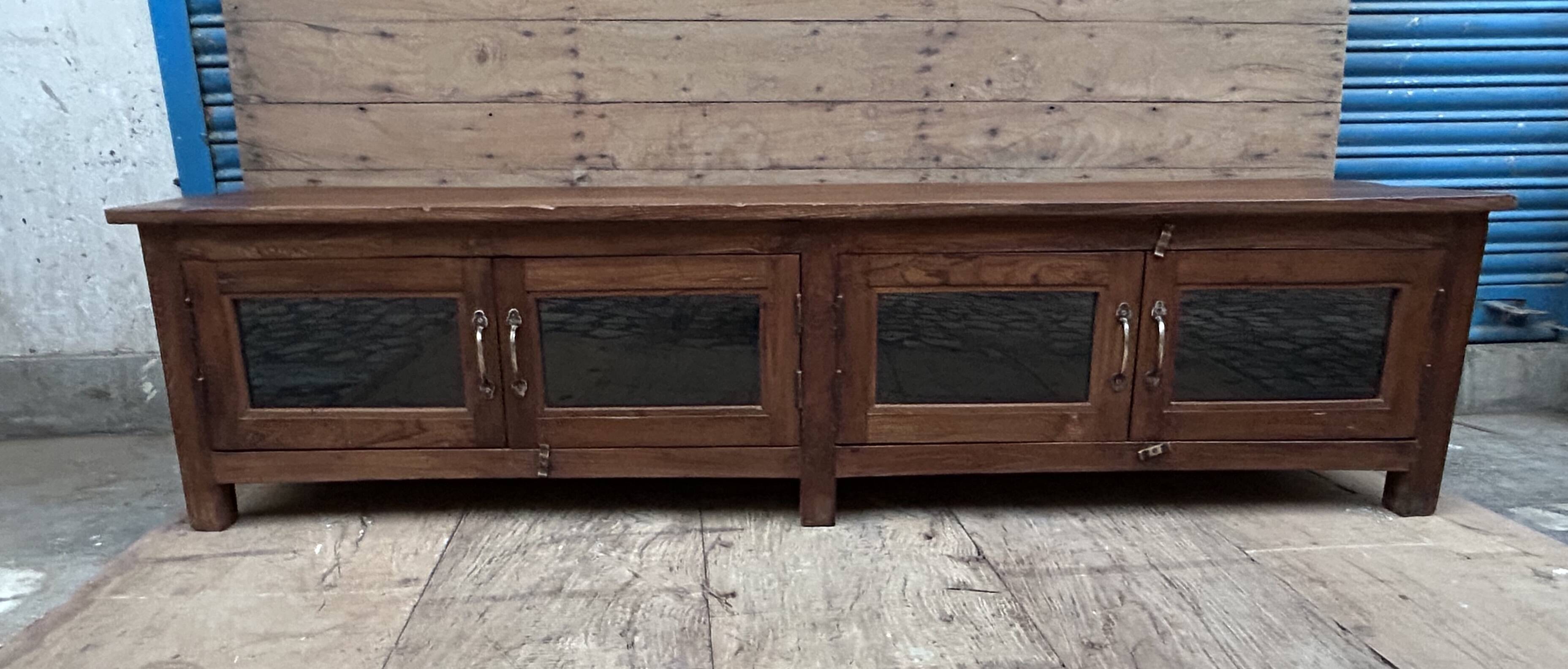 Buffet TV low unit in Burmese teak