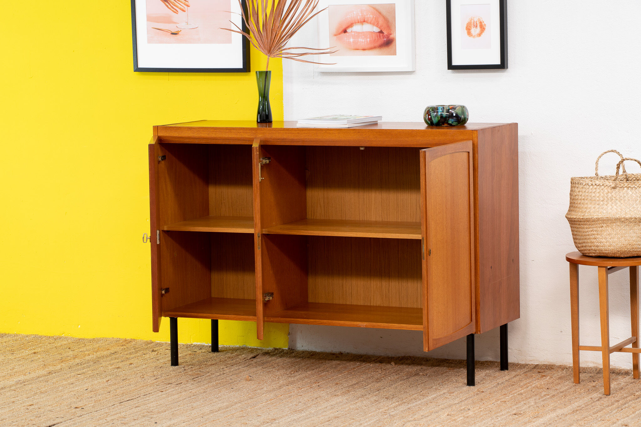 Vintage Scandinavian sideboard – 135 cm