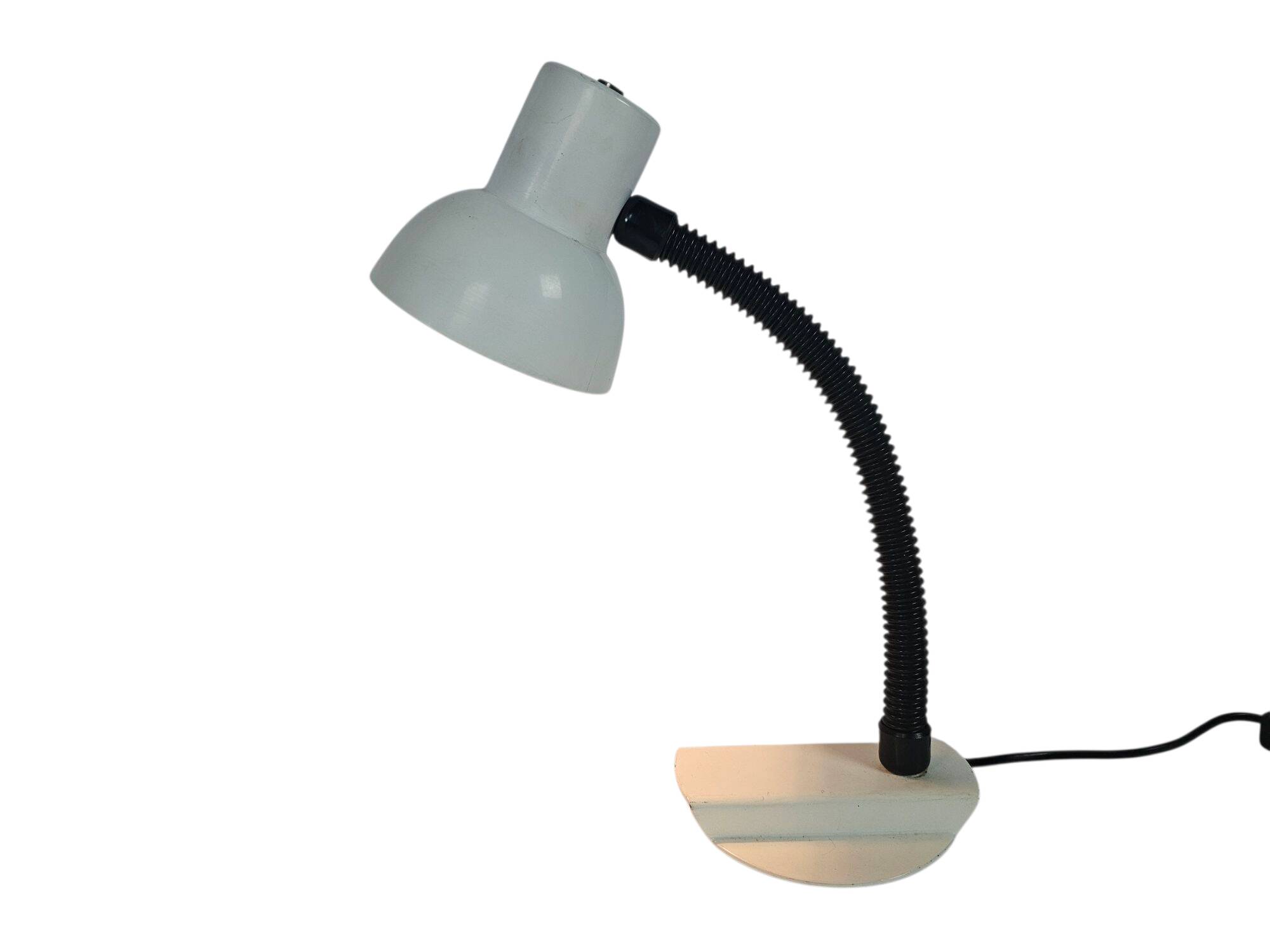 Dutch design - Hala Zeist - desklamp- model 703 - gooseneck - white - 70's