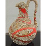 Ceramic vase from Vallauris, 70's