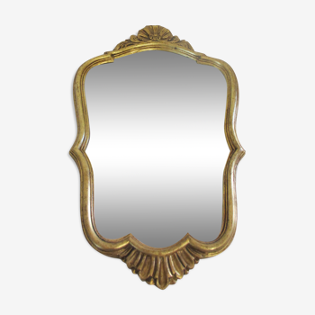 Gilded wooden mirror,