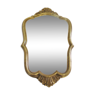 Gilded wooden mirror,