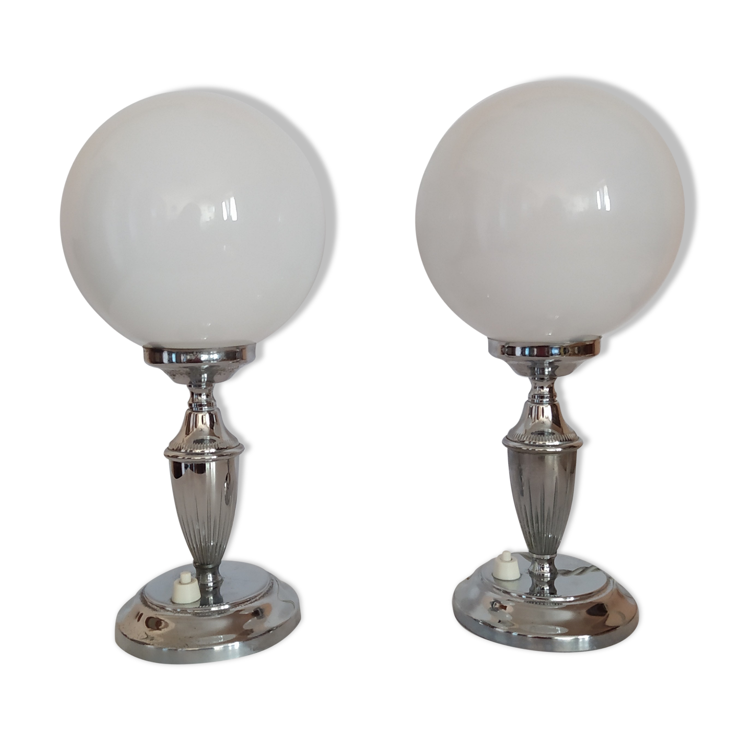 Pair of bedside lamps