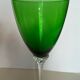 4 coloured stemmed glasses