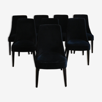 Ensemble de 8 chaises de salle à manger Febo conçues par Antonio Citterio en 2008 pour Maxalto