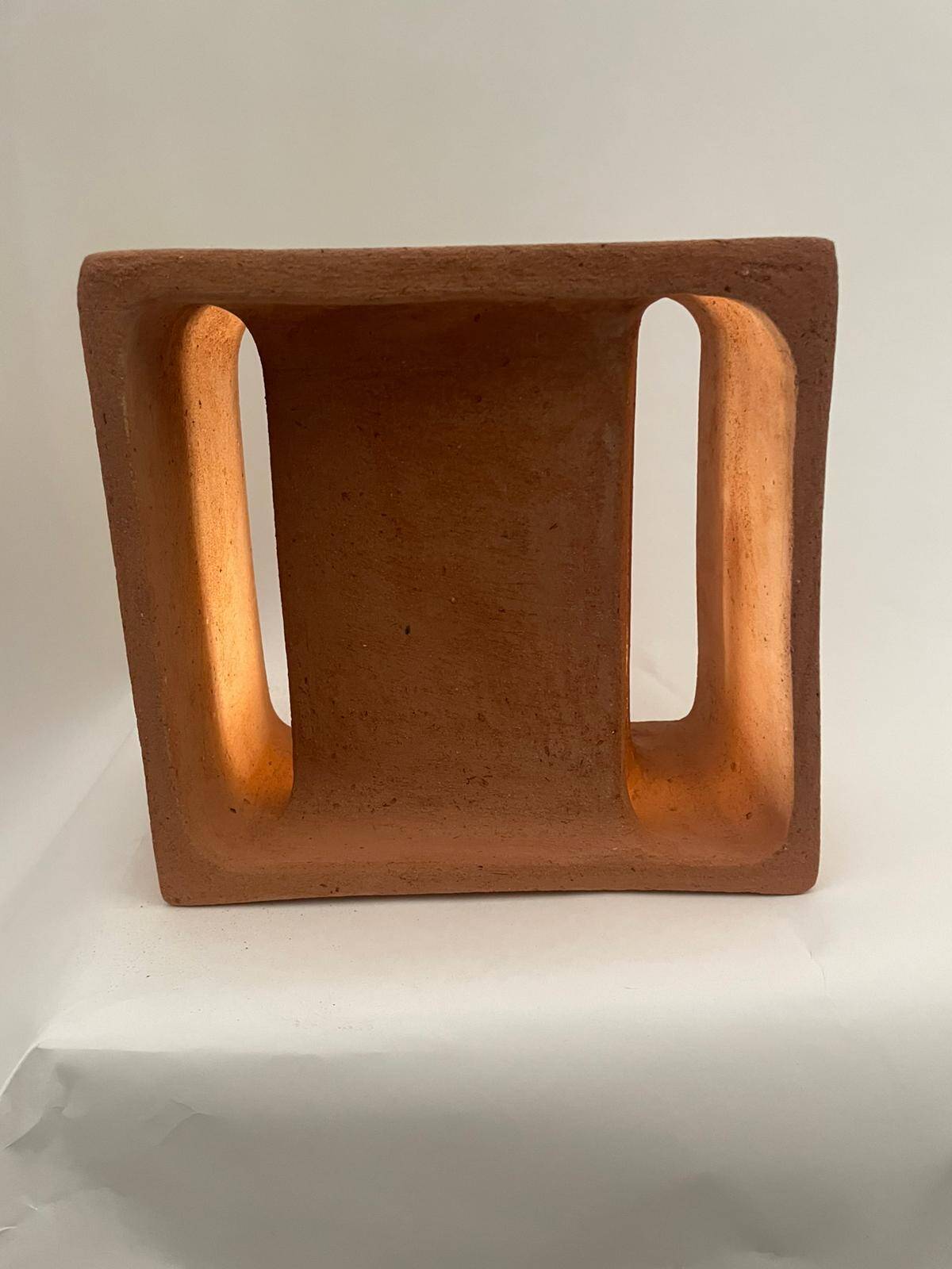 Sculptural lamp "block"