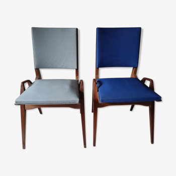 Pair of chairs by Maurice Pré vintage