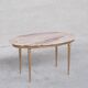 Brass and Marble Mid-Century Coffee or Side Table