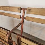 Theatre bench, folding seats