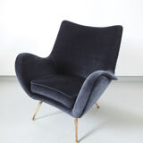 Sculptural armchair of Melchiorre Bega of 1955