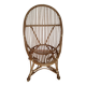 Rattan basket armchair