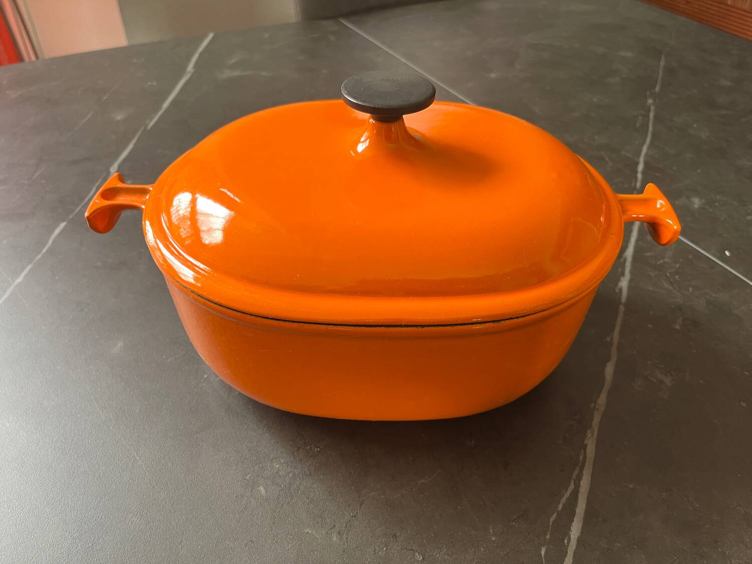 Vintage casserole dish Le Creuset 25 La Mama by Enzo Mari