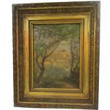 Oil painting signed Jules Gaspard RASTOUX