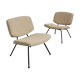 Pair of CM190 drivers by Pierre Paulin for Thonet, 1950