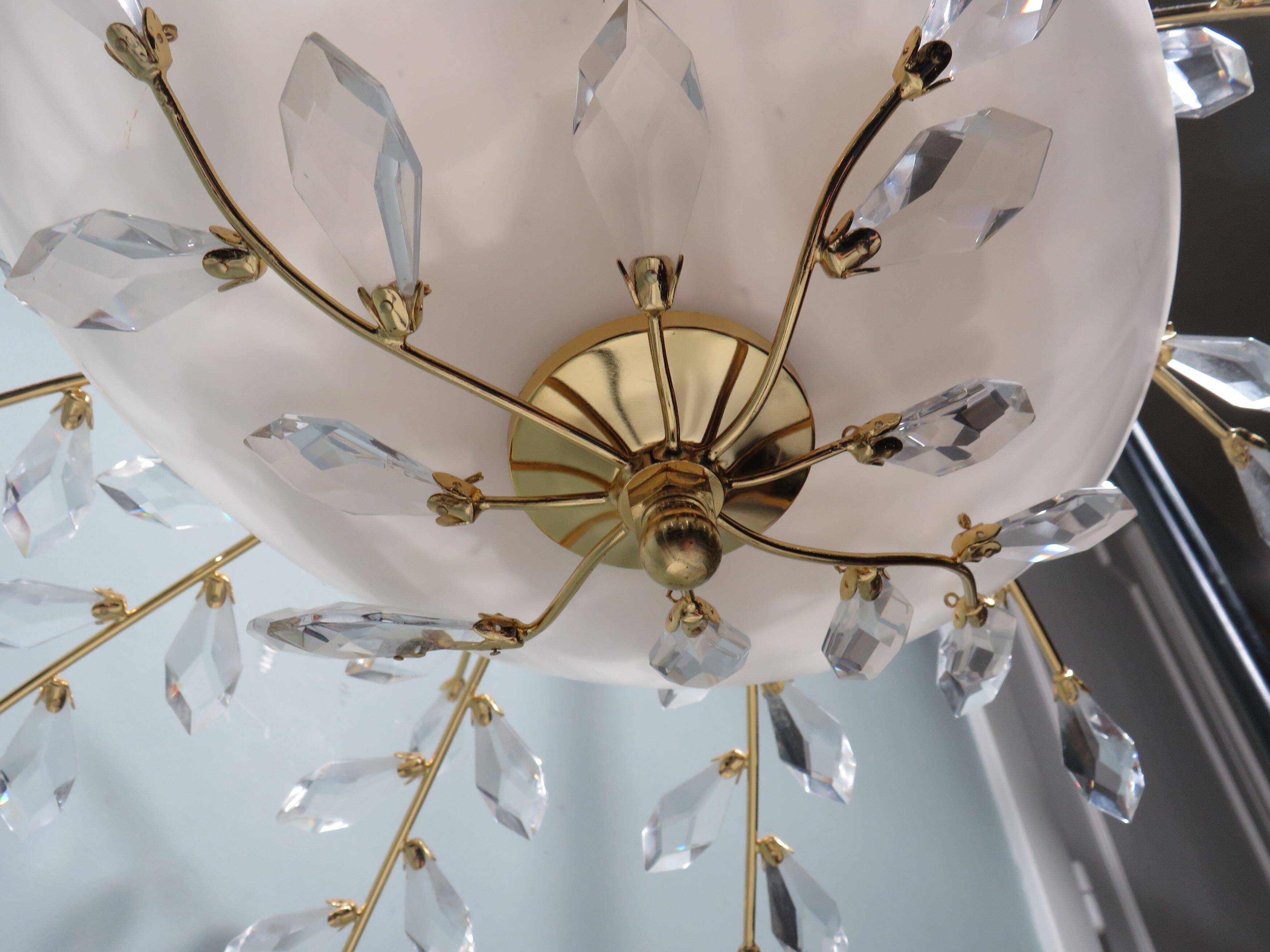 Vintage Hollywood Regency style chandelier