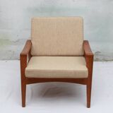 1960s armchair in oak, Arne Wahl Iversen für Komfort