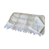 SHEET former in LIN early twentieth embroidered hand