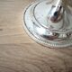 Pair of silver plated candlesticks