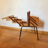 Vintage worker metal base