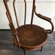 Fauteuil en bois courbé vintage, années 1900