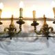 Pair of sconces Bronze 2 Lights