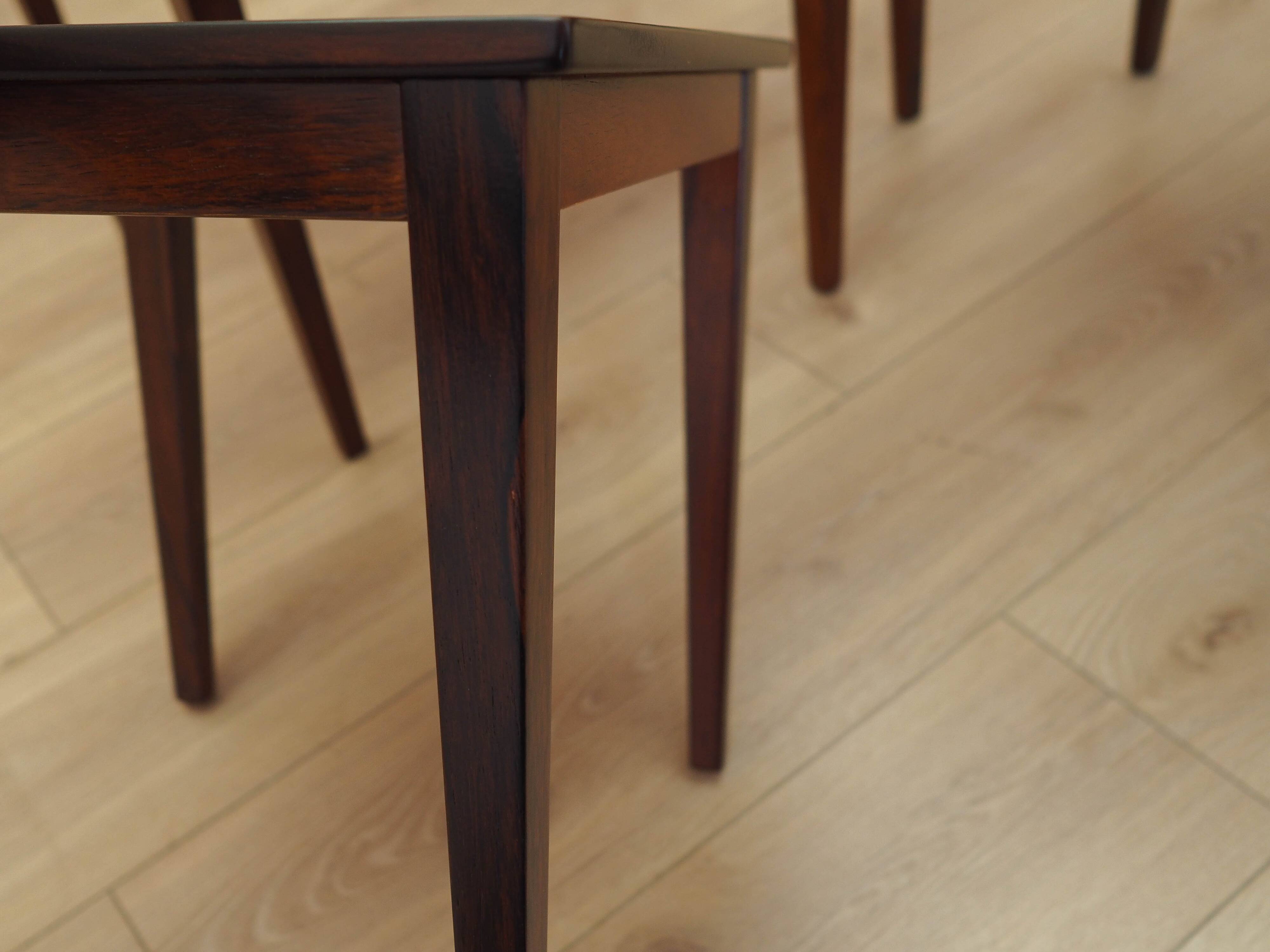 Set of three rosewood coffee tables, Danish design, 1960s, made in Denmark
